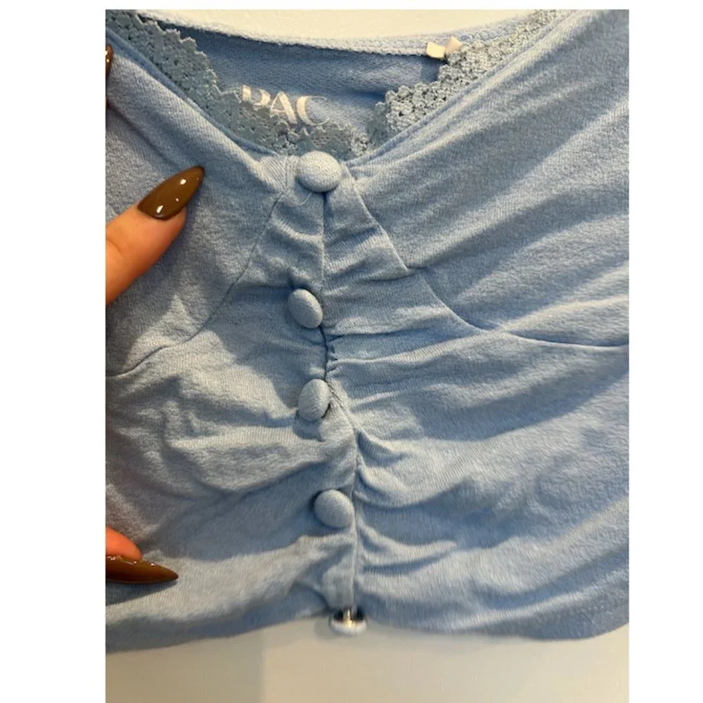 Light blue crop top - Picture 2 of 7